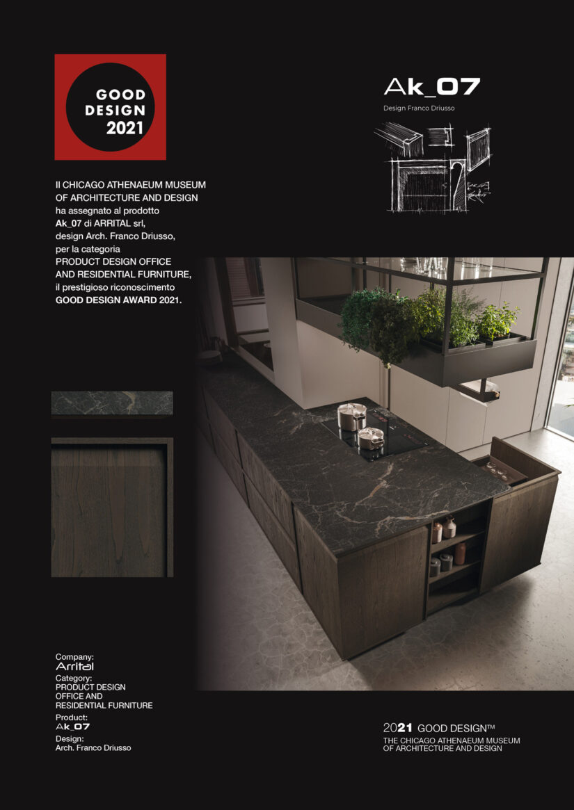 Ak_07 Kitchen vince il GOOD DESIGN AWARD 2021