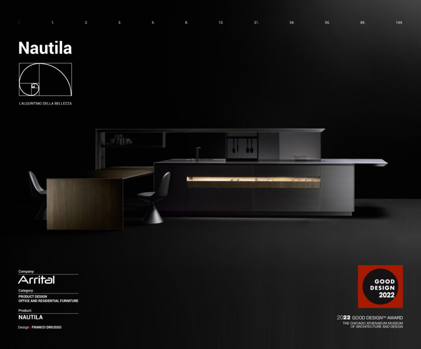 NAUTILA Kitchen vince il GOOD DESIGN AWARD 2022