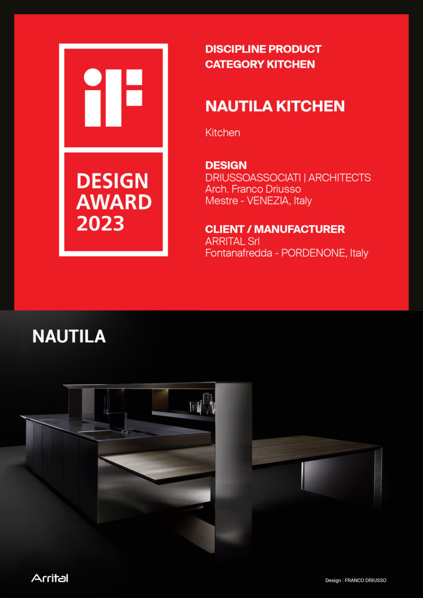 NAUTILA Kitchen vince IF DESIGN AWARD 2023