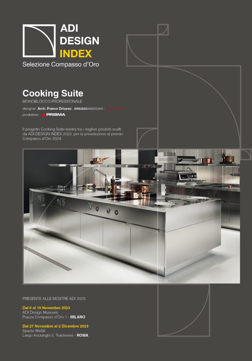 COOKING SUITE selezione ADI DESIGN INDEX 2023